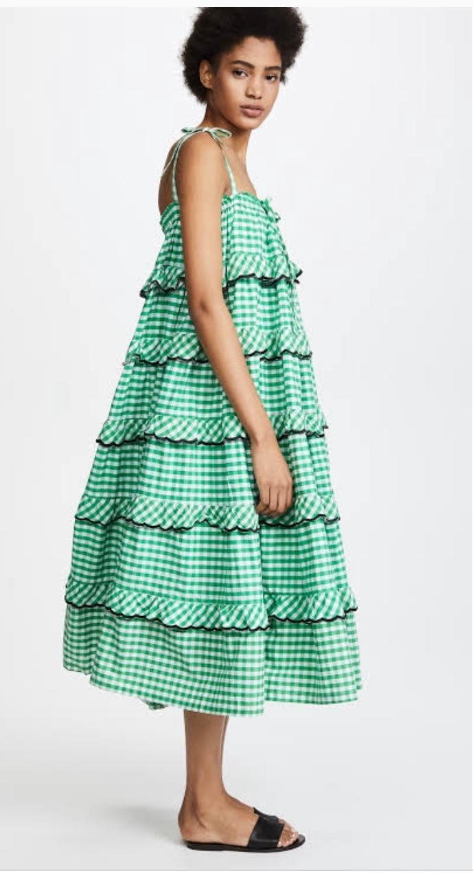 Innika Choo Frill Dress Size 10 - Image 2