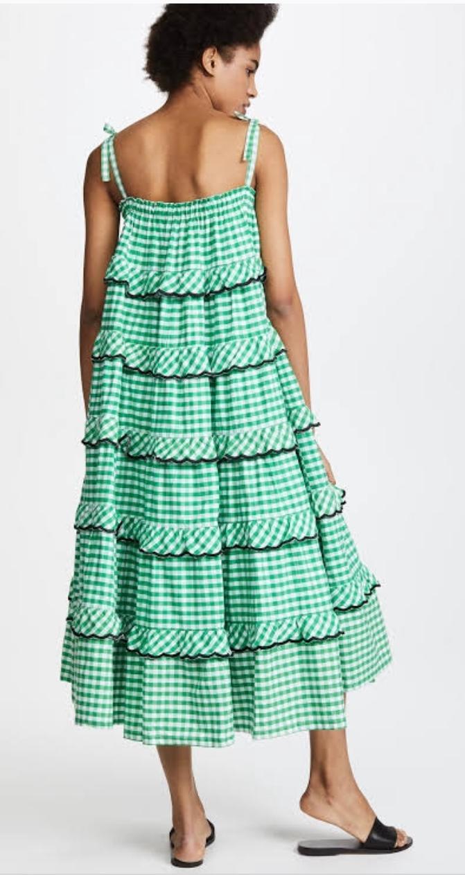 Innika Choo Frill Dress Size 10 - Image 3