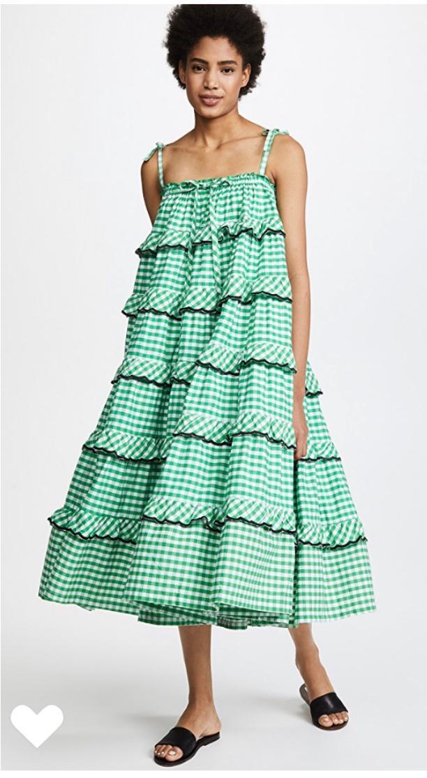 Innika Choo Frill Dress Size 10 - Image 1