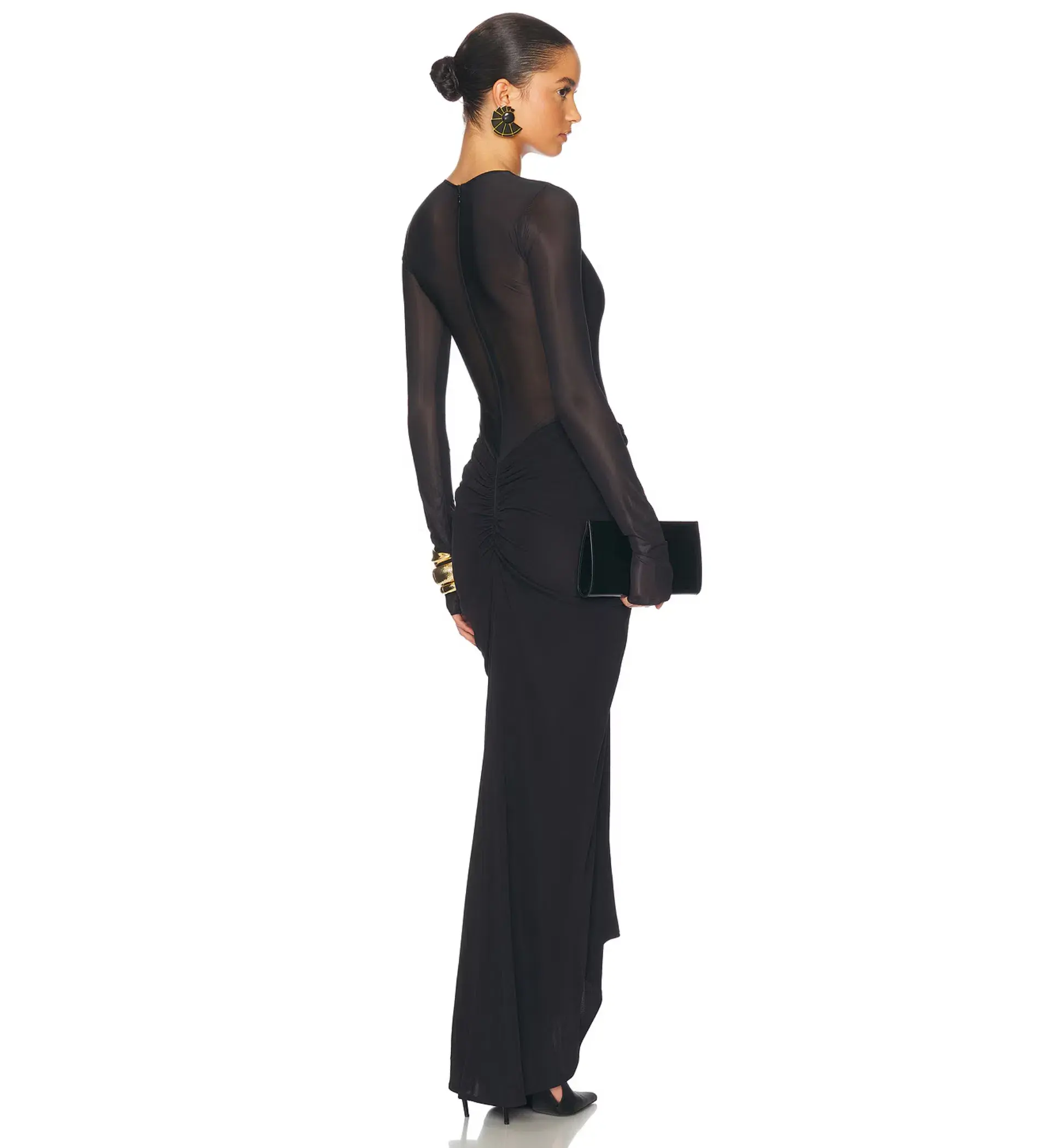 Helsa The Margot Dress Black Size XS / AU 6 - 8 - Image 3