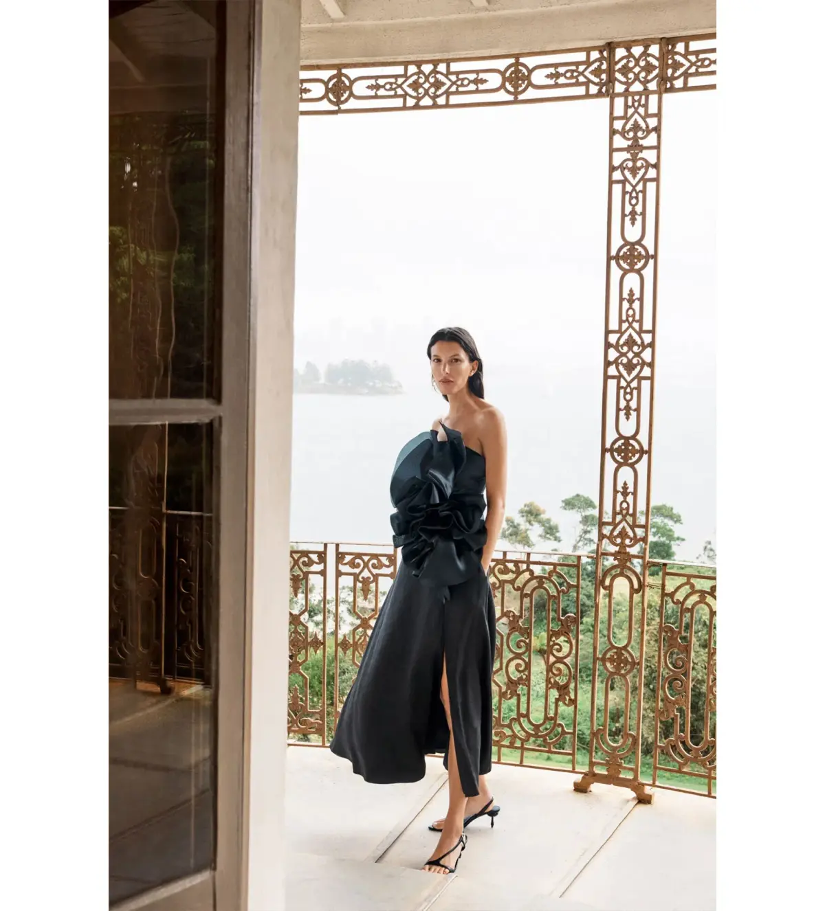 Aje Energy Midi Dress in Black Size AU 8 - Image 3