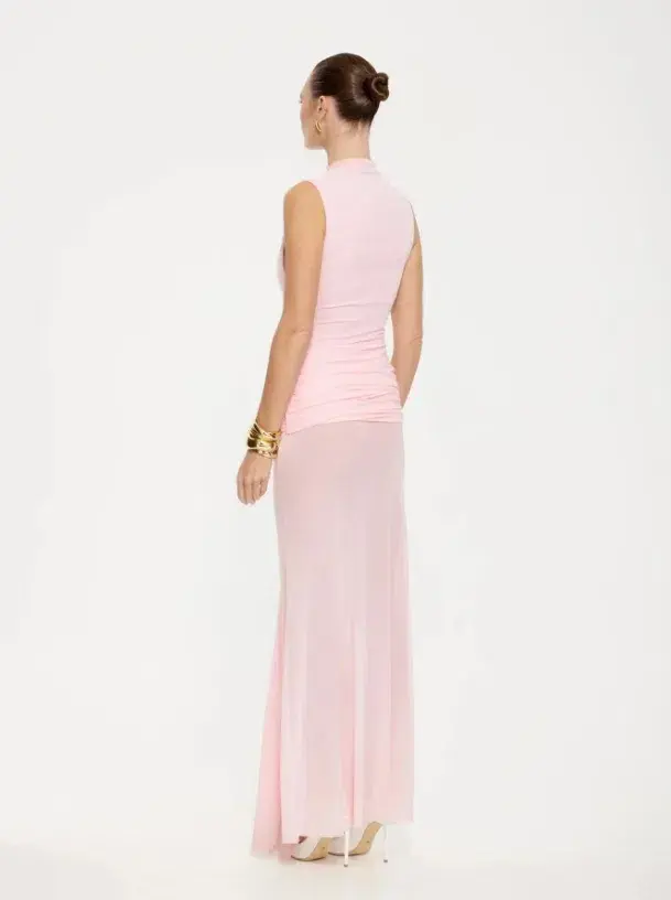 Effie Kats Roza Maxi Dress Petal Pink Size AU 10 - Image 2