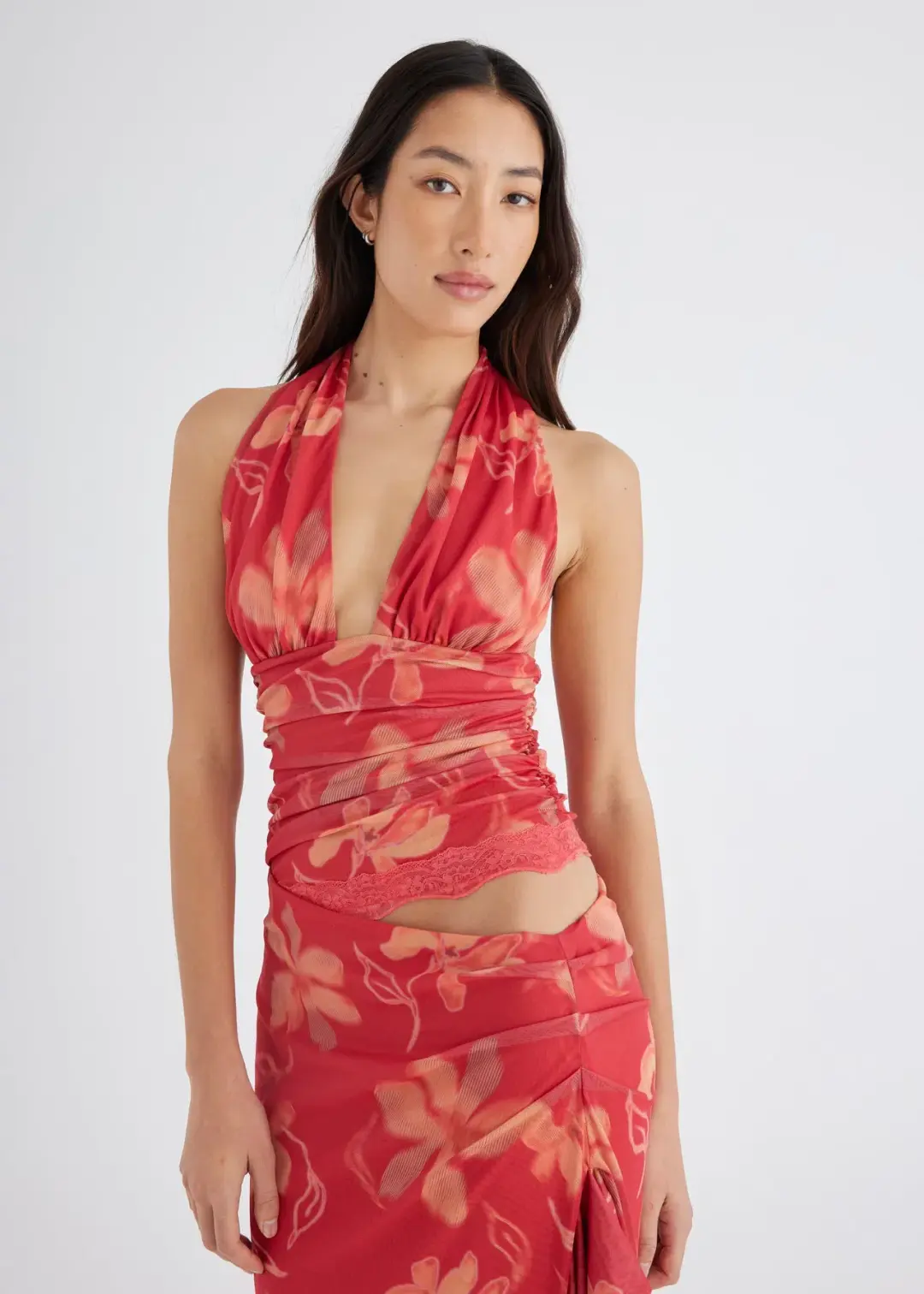 Benni Penelope Maxi Dress Floral Size  12 for rent on The Volte - main image