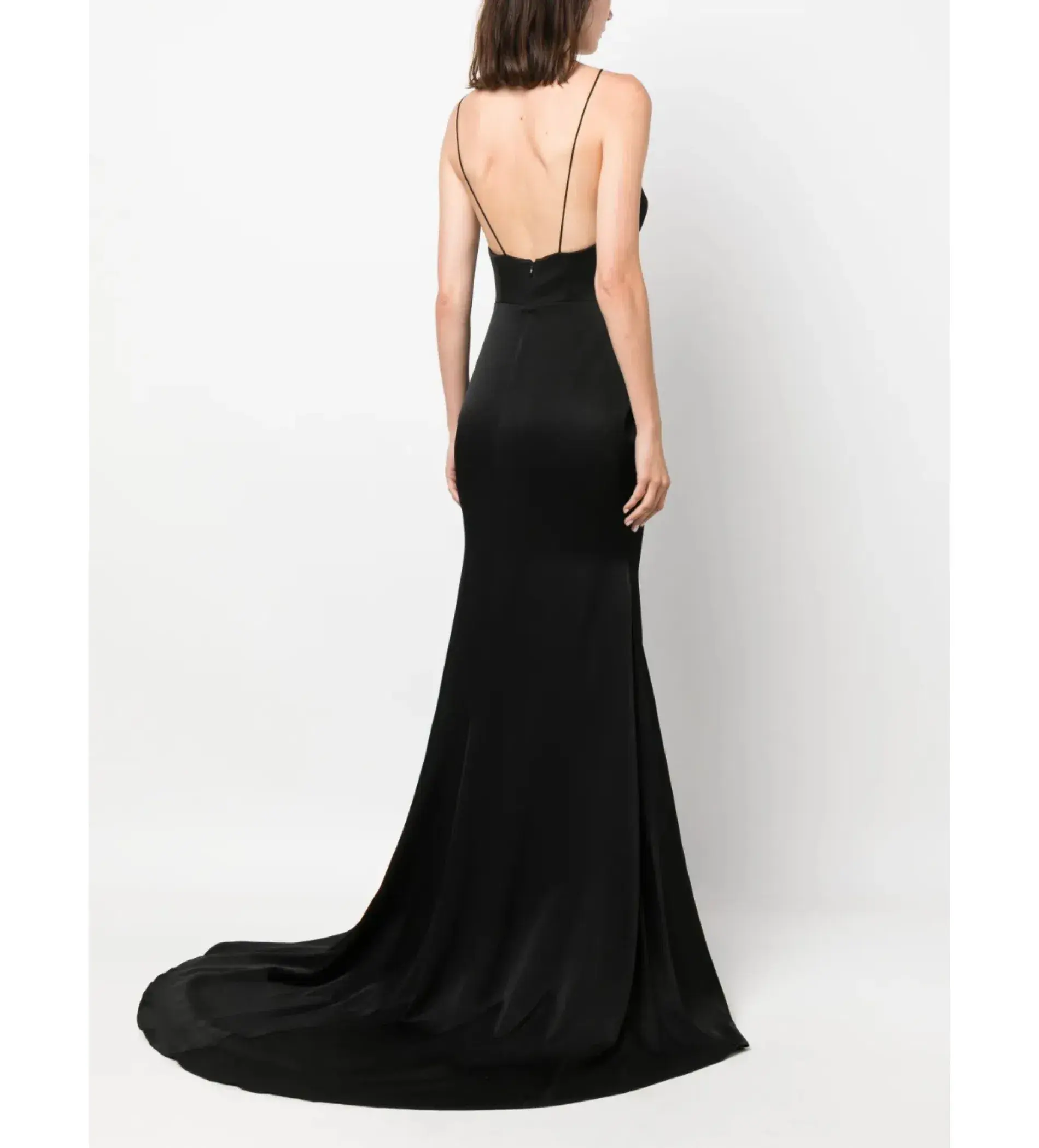Alex Perry Dress Drake Formal Evening Gown Black Size 8 - Image 3