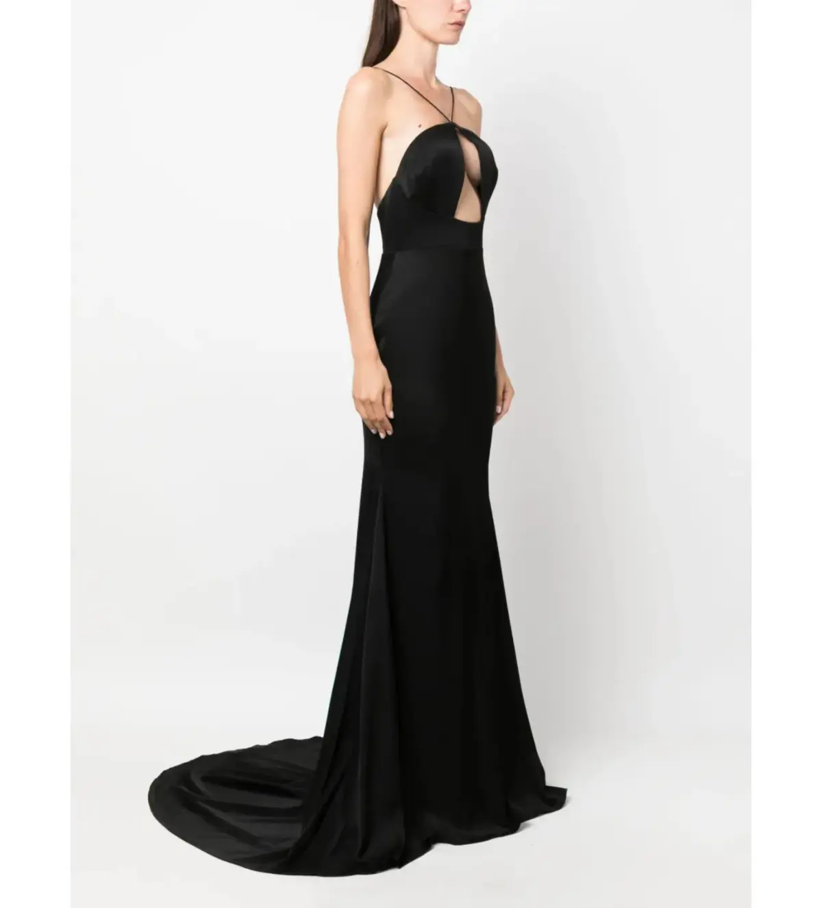 Alex Perry Dress Drake Formal Evening Gown Black Size 8 - Image 2