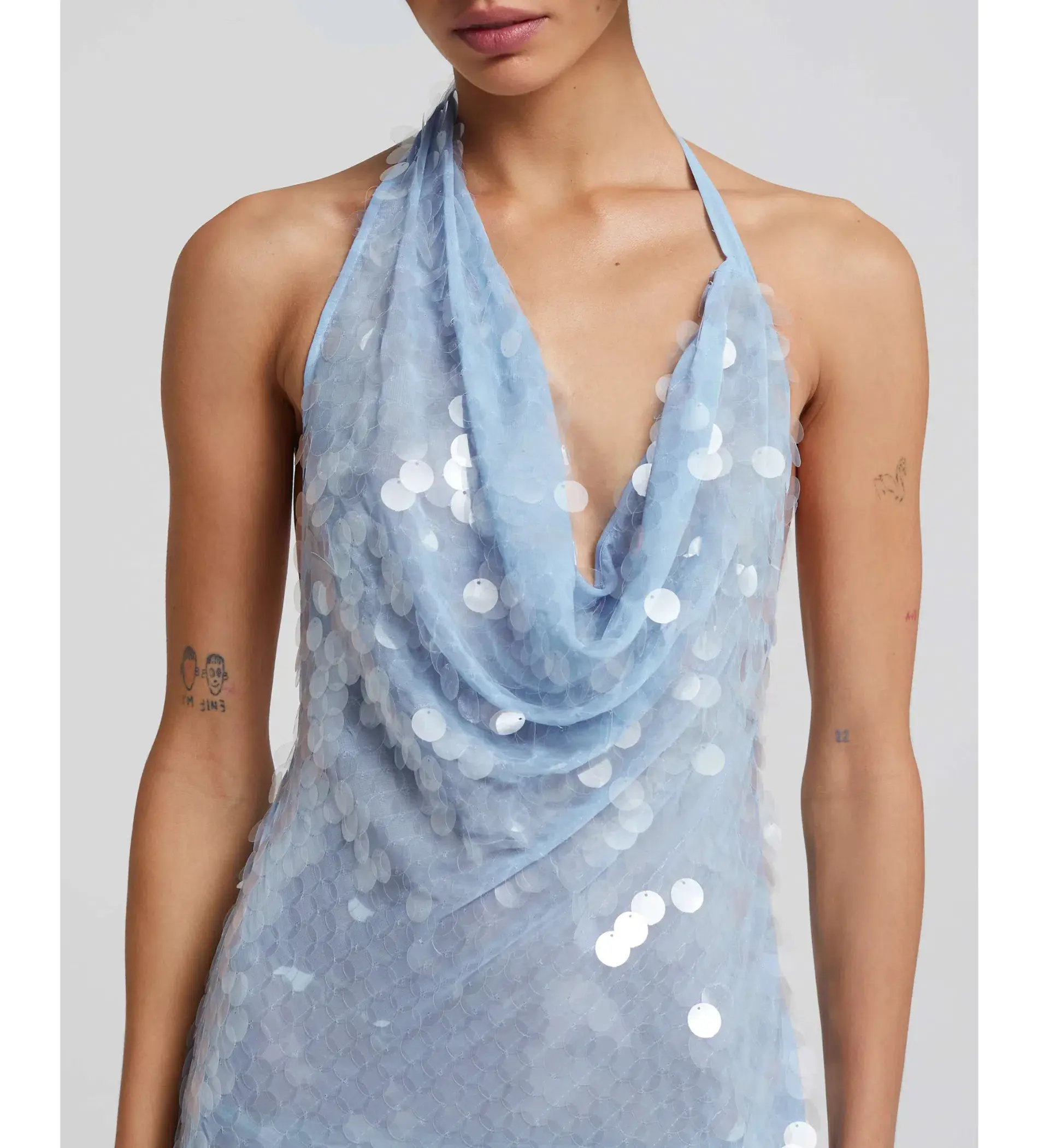 Rat and Boa Anais Maxi Dress Blue  - Image 2
