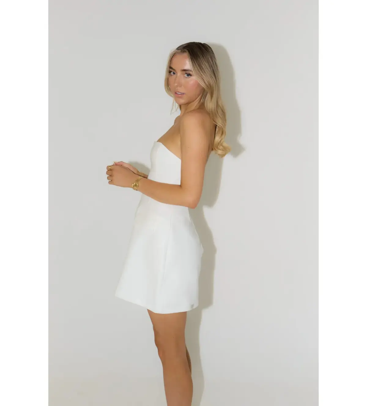 Odd Muse The Ultimate Muse Strapless Dress in White Size S / AU 8 - Image 2