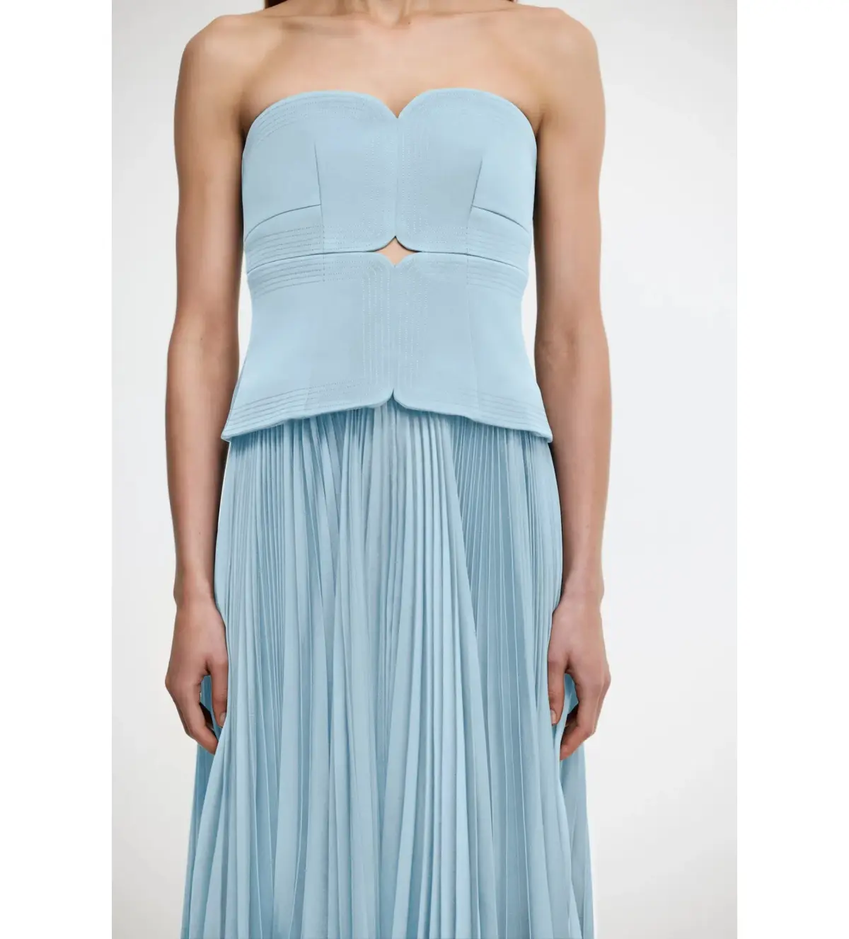 Acler Avonlea Midi Dress Celeste Blue Size 8 - Image 6