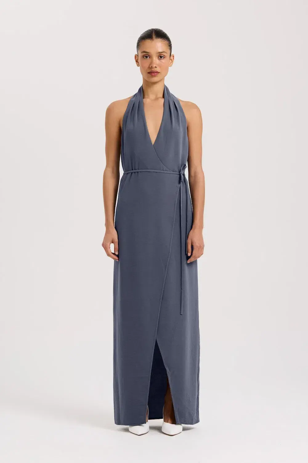 Henne Vida Slate Dress Maxi Size AU 8 for rent on The Volte - main image