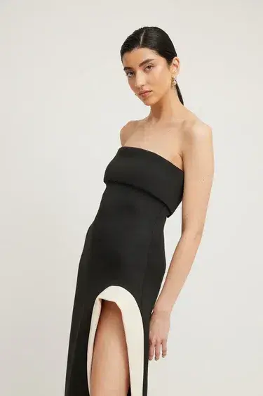 Tojha Octavia Dress Maxi Black Size AU 6 - Image 3