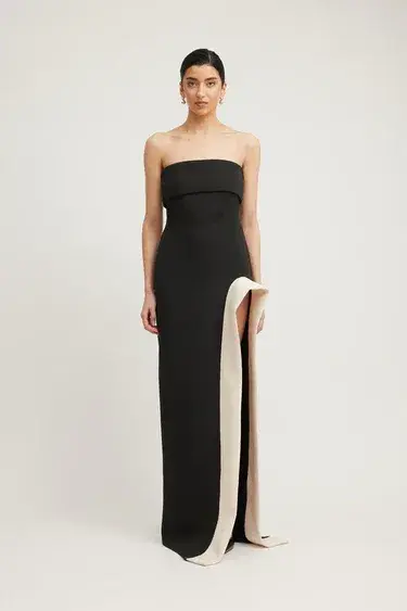 Tojha Octavia Dress Maxi Black Size AU 6 - Image 1