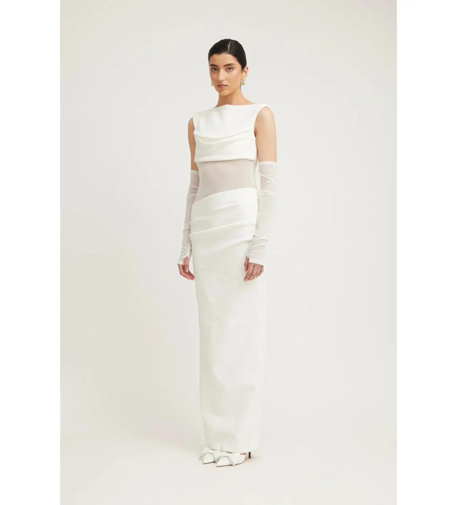 Tojha Irena Maxi Dress White Size AU 12 - Image 2