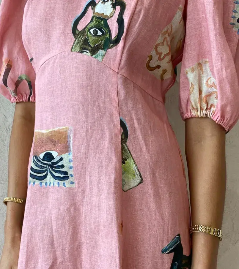 Alemais Cleo Midi Dress Size 12 - Image 4