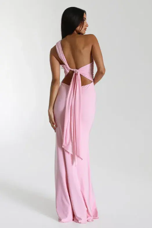 Natalie Rolt Fabienne Gown Blossom Pink Size 8 - Image 4