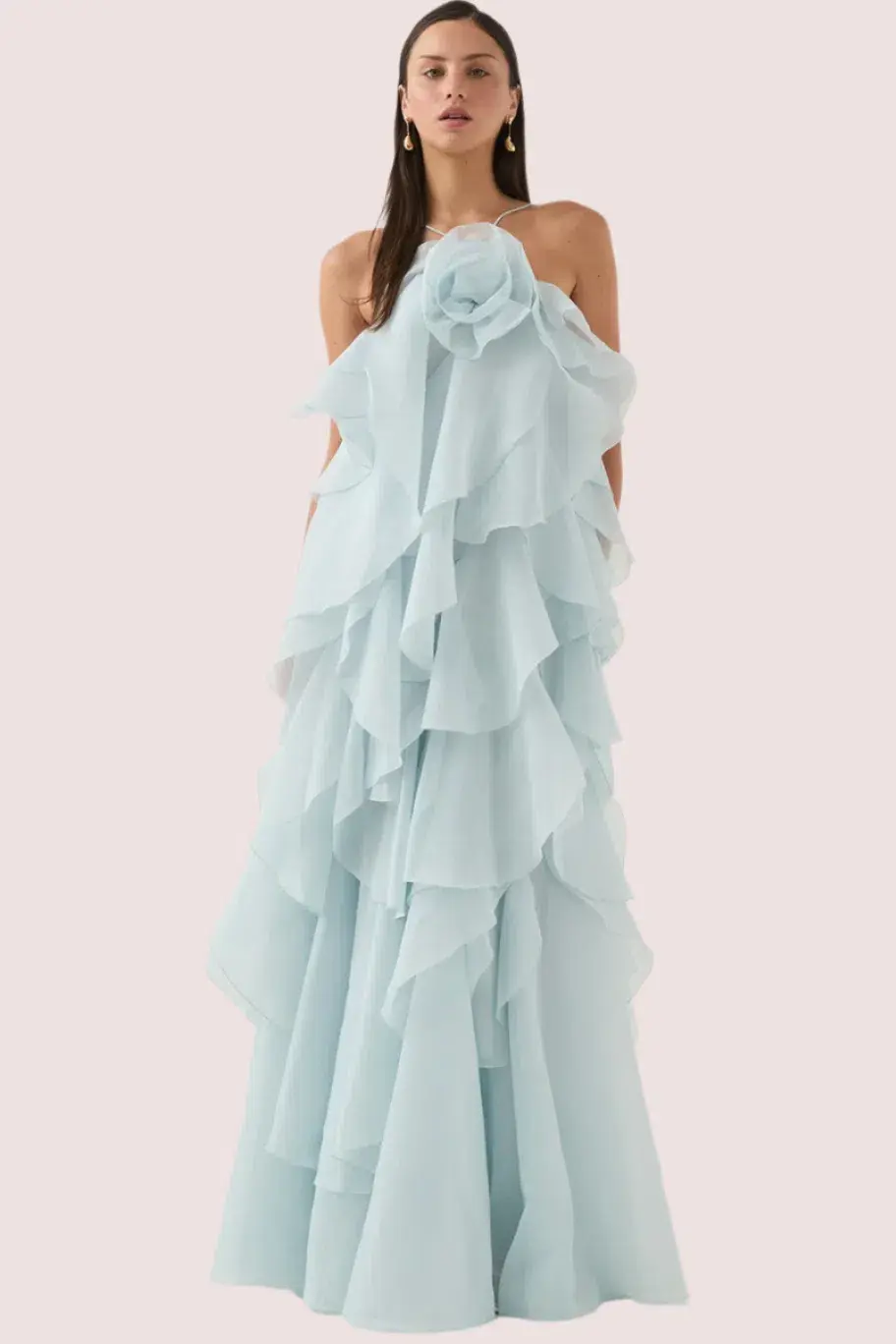 Aje Pandorea Blue Maxi Dress Size 8 - Image 1