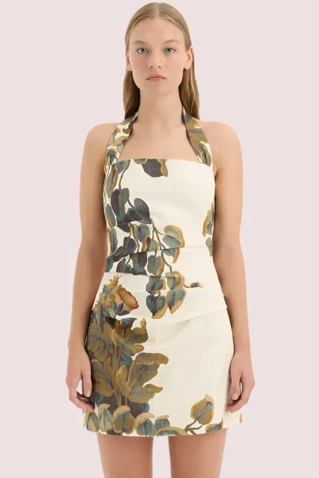 SIR The Label Evalita Halter Mini Dress Size 12 - Image 1