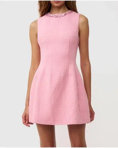By Johnny "Santina" Shift Mini Dress Pink Size 8 - Image 1