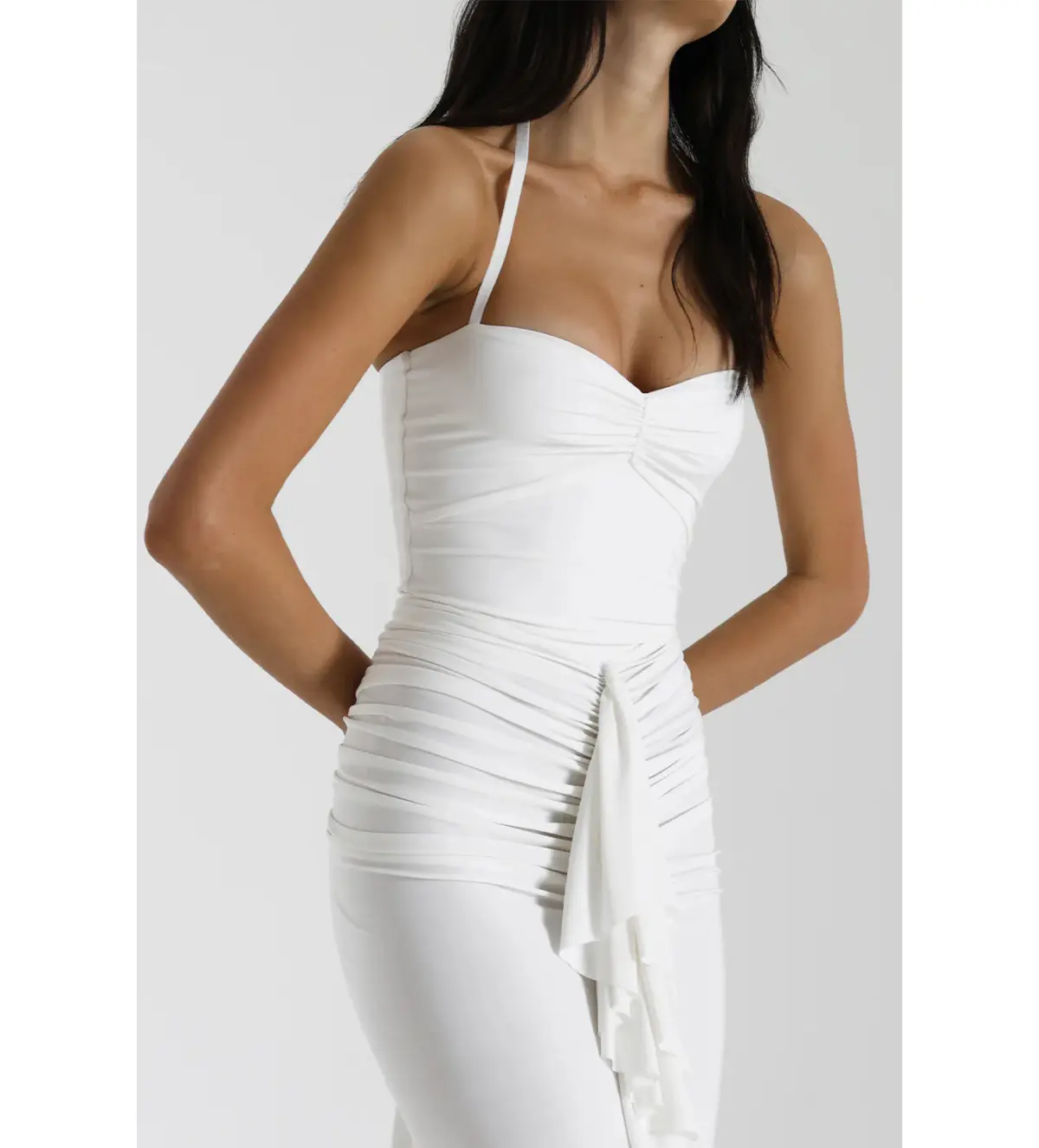 Natalie Rolt White Shontae Gown Size AU 8 - Image 4