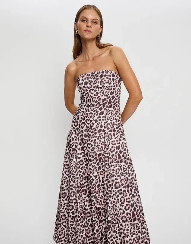 Kivari Reese Maxi Dress Print Size 10 for rent on The Volte - main image
