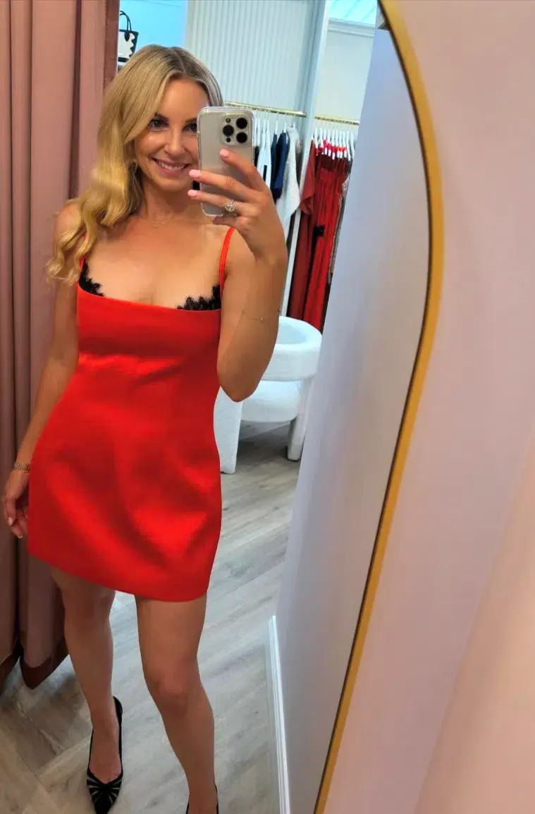 Sir Poppy Contoured Mini Dress Tangerine Size 4 / Aus 14 - Image 8