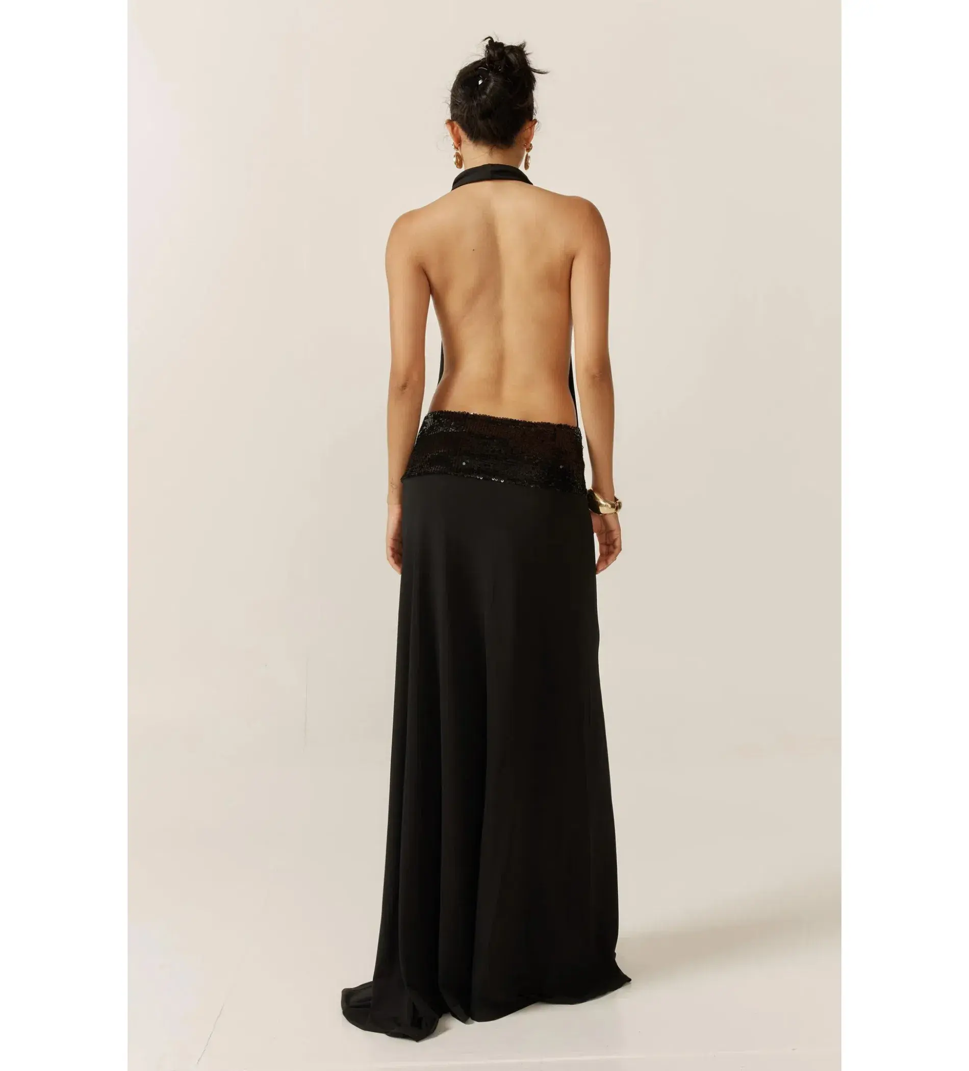 Ancegria Adele Gown in Black Size S/ AU 8 - Image 3