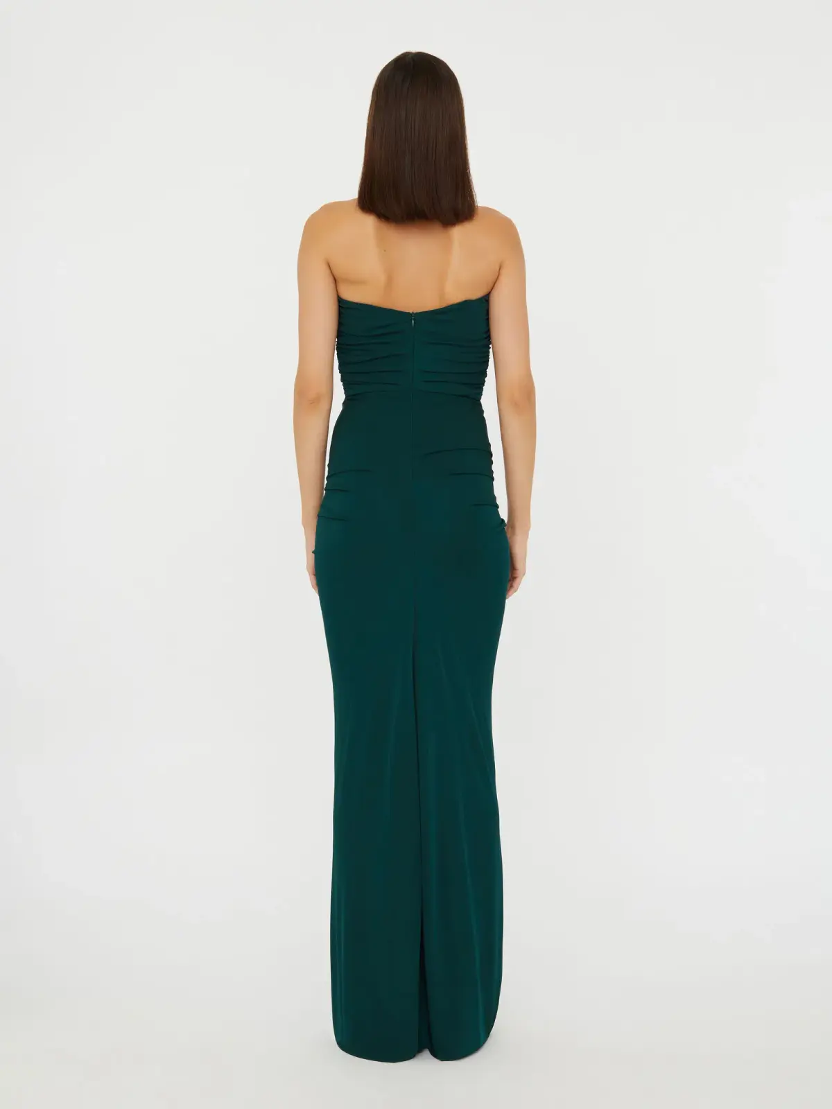 Christopher Esber Bezel Quartz Disconnect Dress Evergreen Size 6  - Image 2
