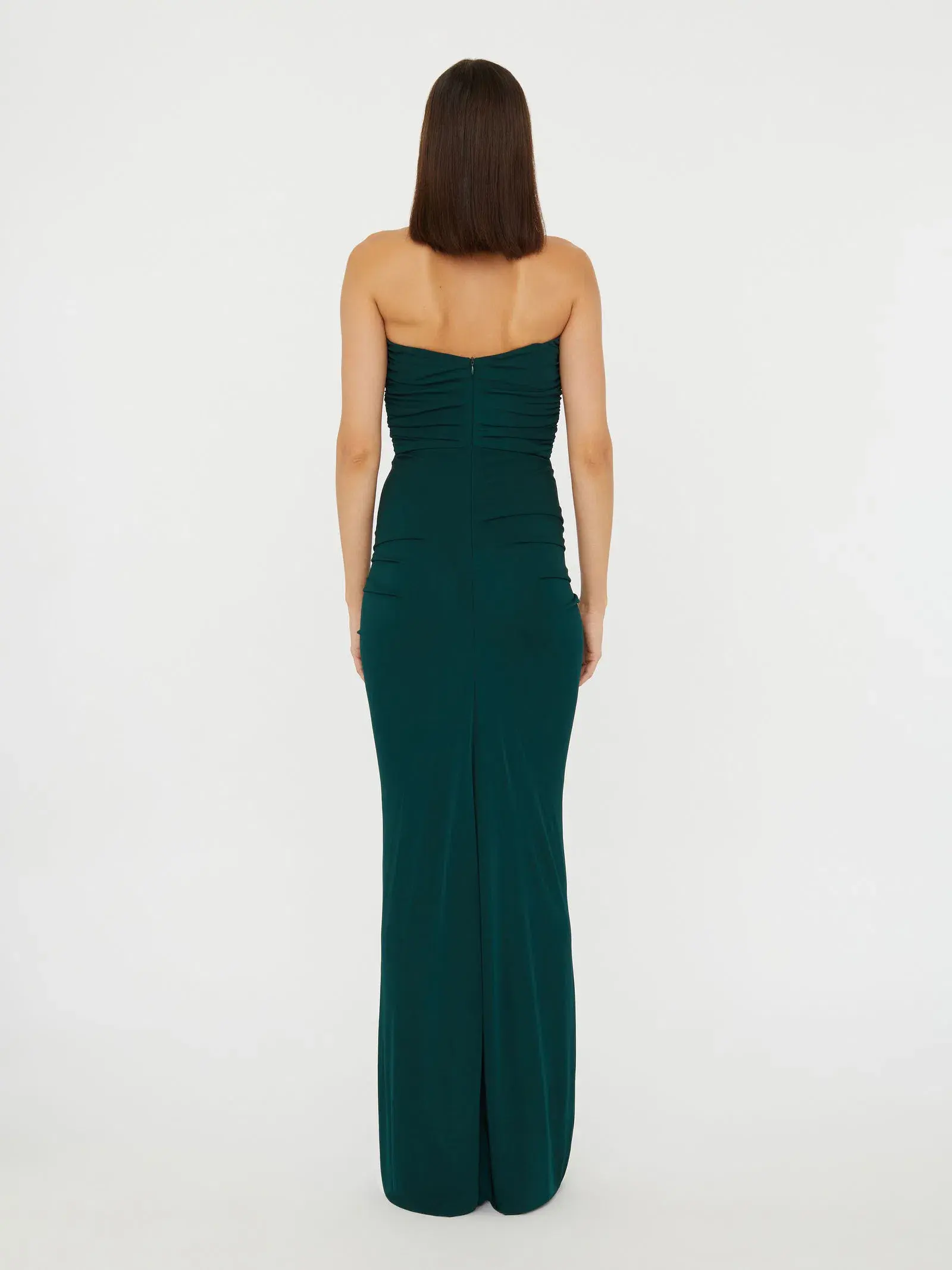 Christopher Esber Bezel Quartz Disconnect Dress Evergreen Size 6  - Image 2