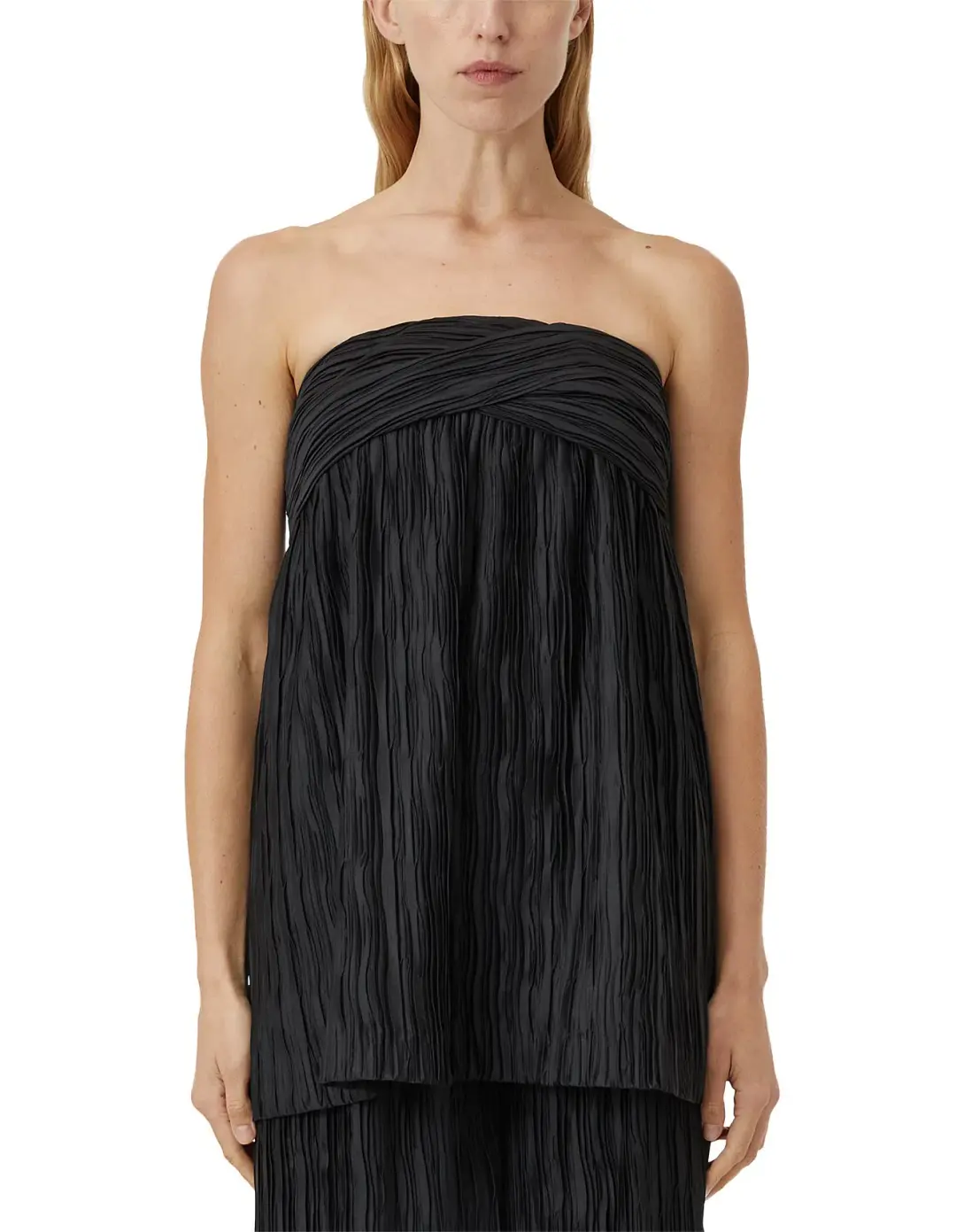 Camilla and Marc Siren Strapless Top Black Size 10 for rent on The Volte - main image