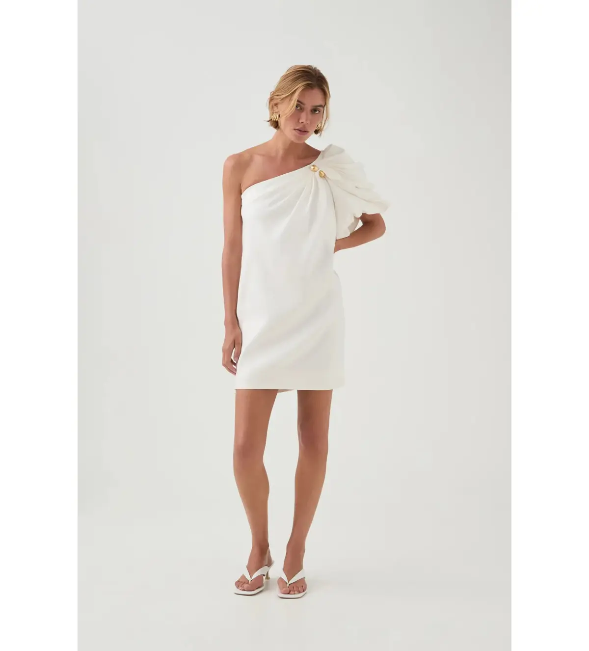 Aje Cira Mini Dress in Ivory Size M / AU 10 - Image 1