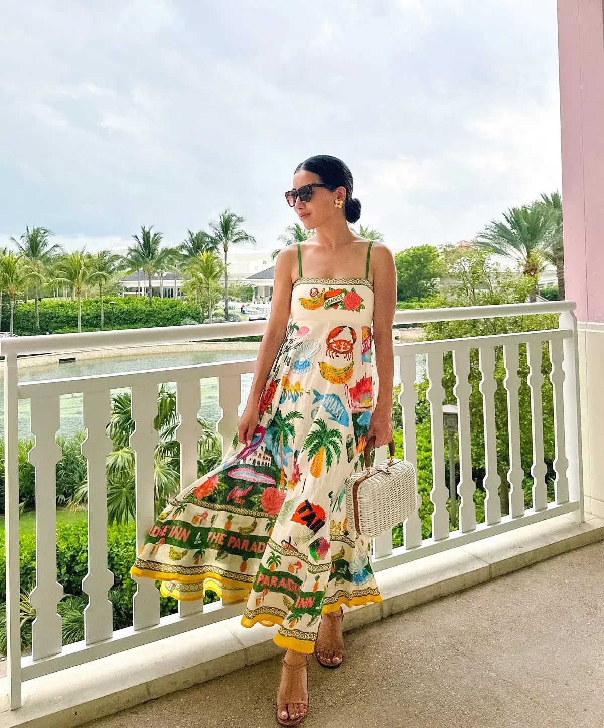 Alemais Paradiso Midi Sundress Multi Size 8  - Image 1