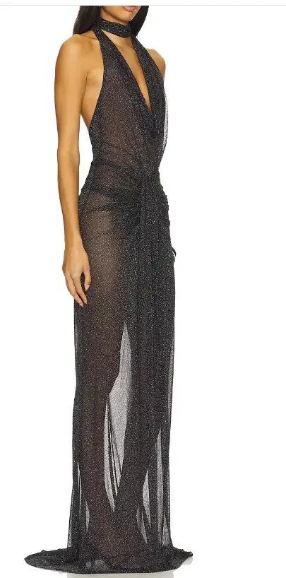 NBD The Alessandra Gown Maxi Black Size AU 10 for rent on The Volte - main image