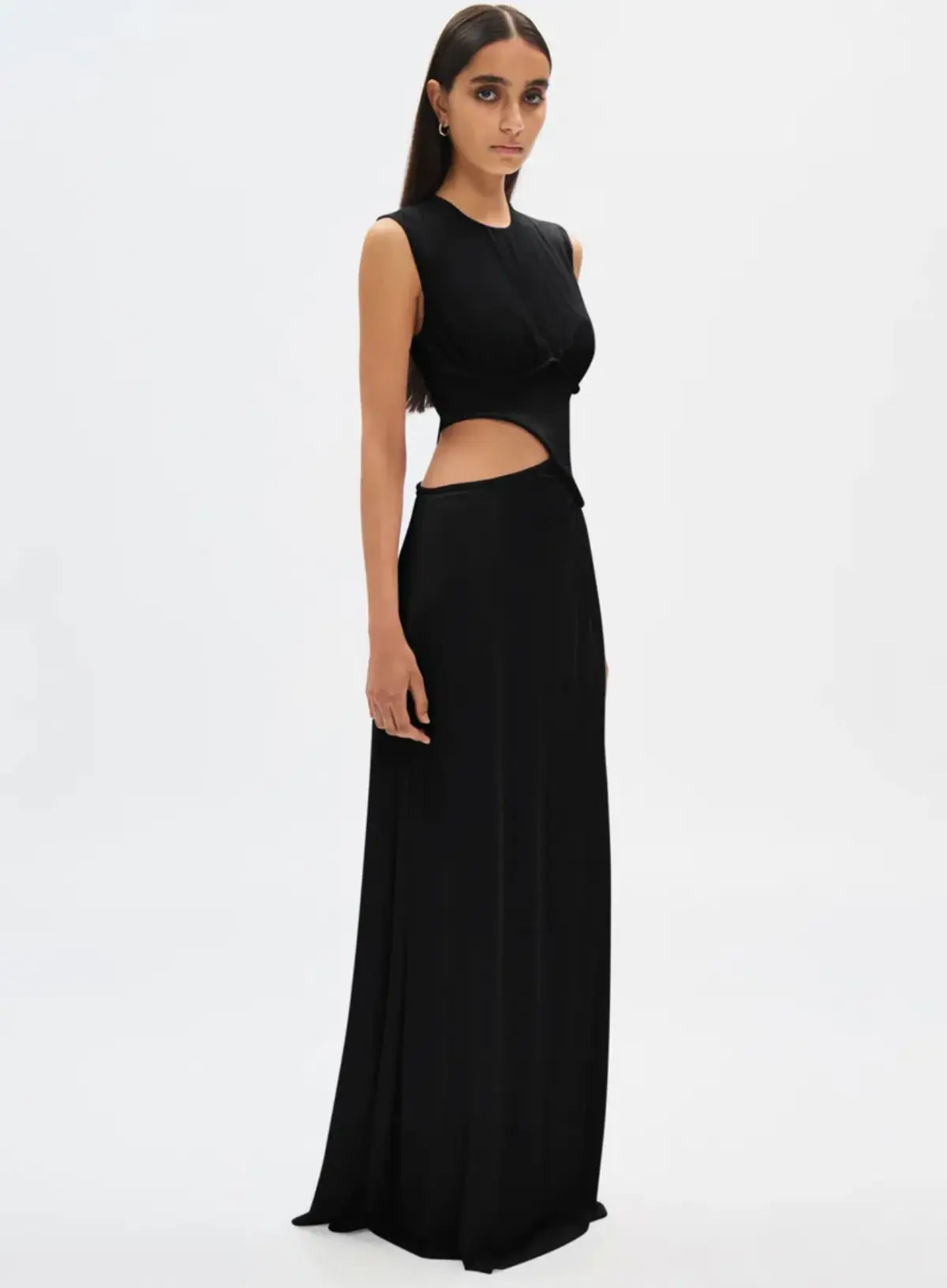 MISHA The Sierra Cupro Dress Black Size 6  - Image 2