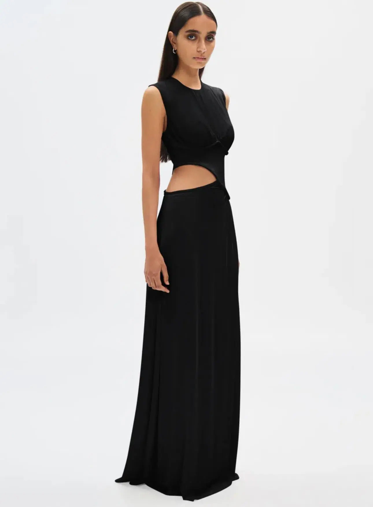 MISHA The Sierra Cupro Dress Black Size 6  - Image 2