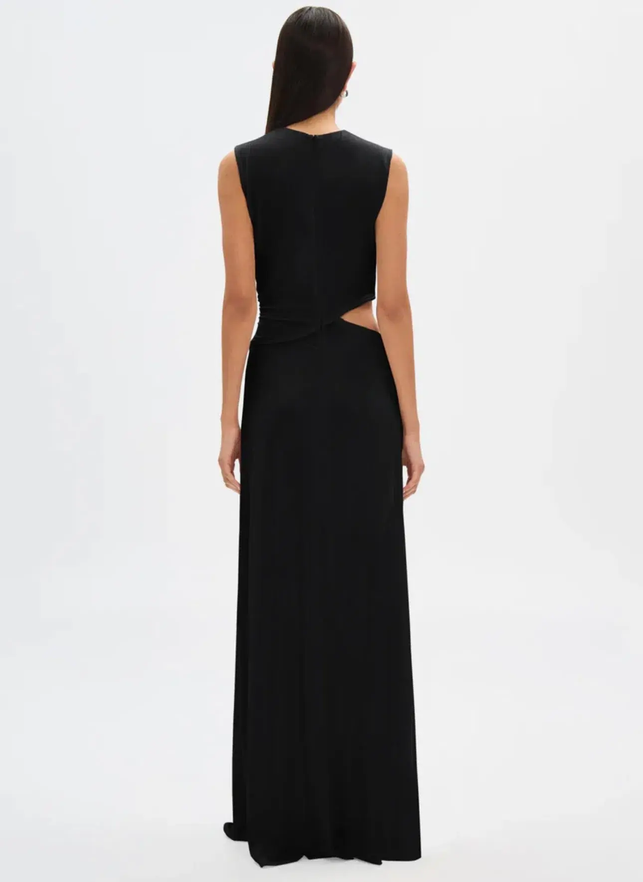 MISHA The Sierra Cupro Dress Black Size 6  - Image 3