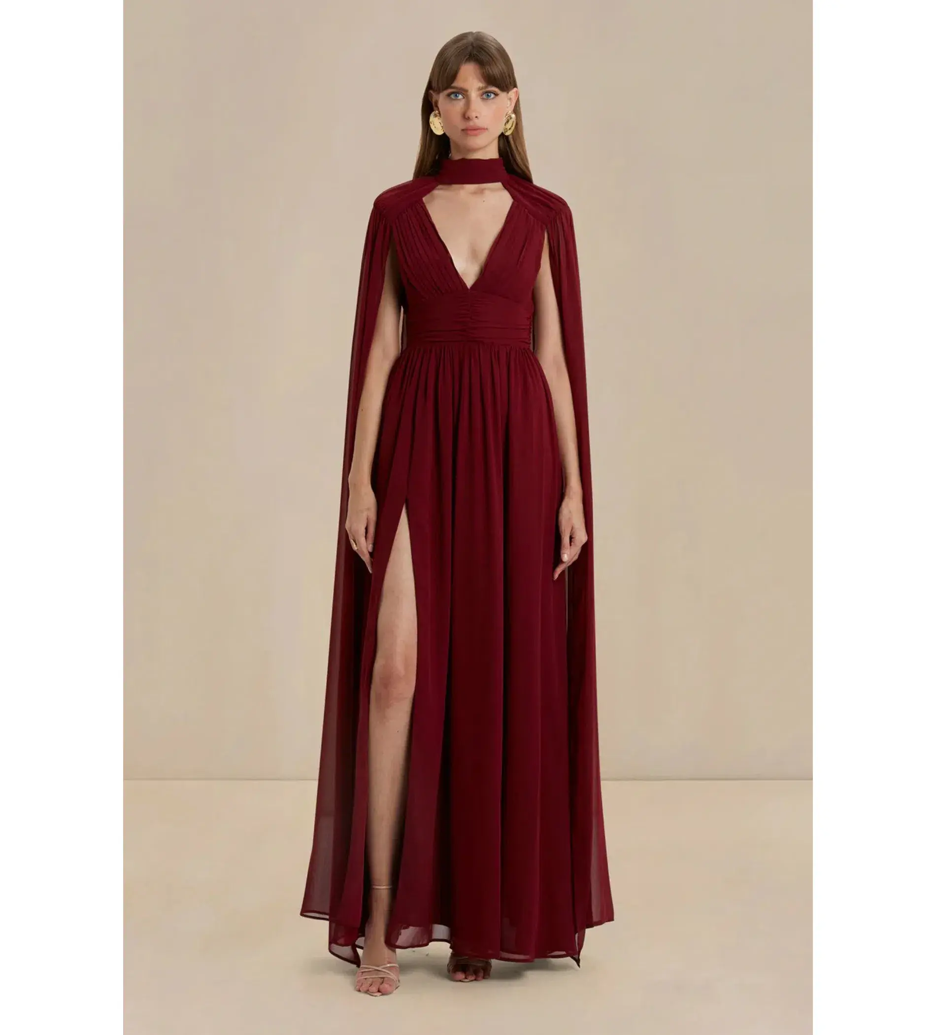 Sonya Moda Farrah Gown Persian Red Size AU 10 - Image 1
