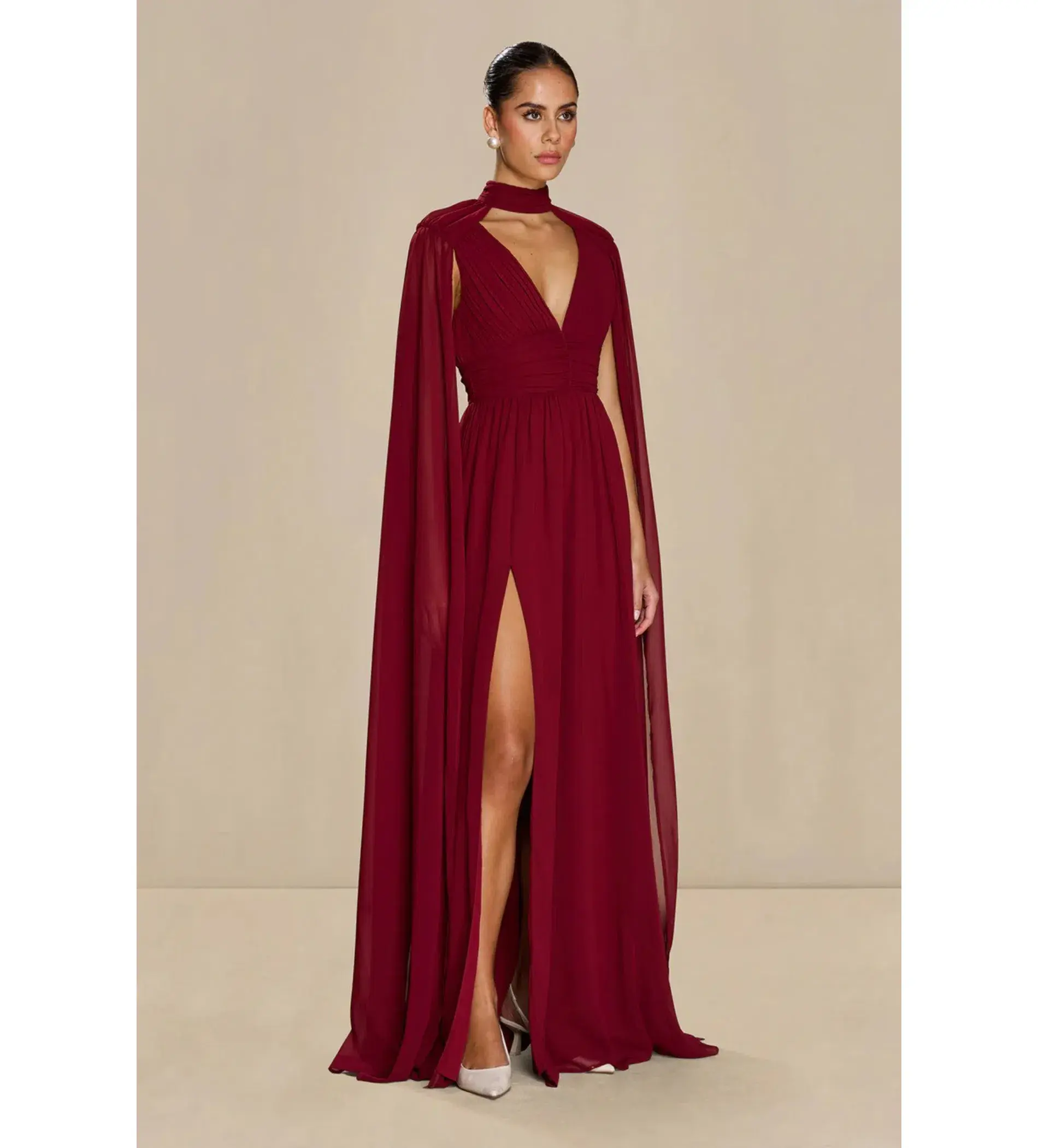 Sonya Moda Farrah Gown Persian Red Size AU 10 - Image 2
