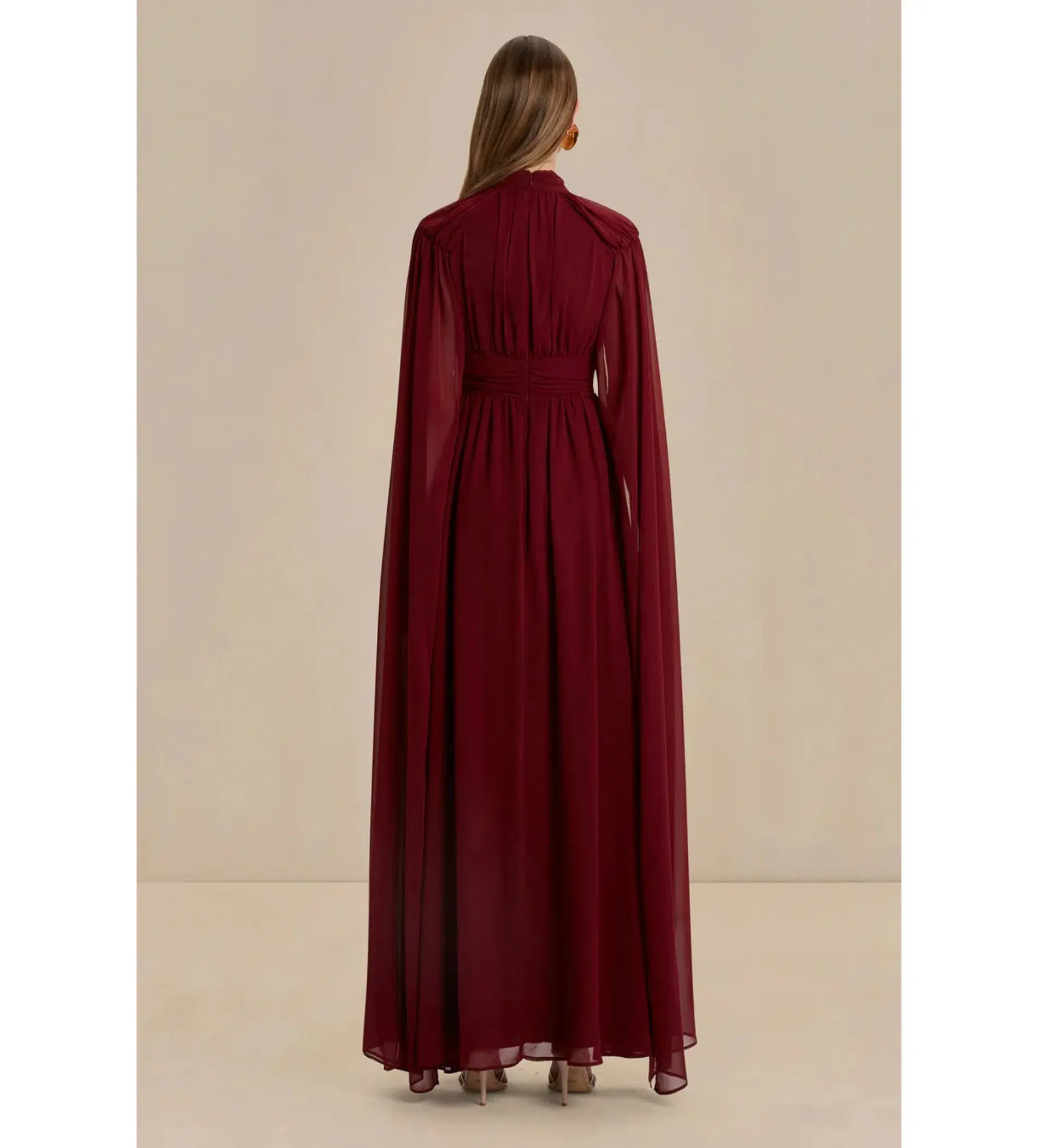 Sonya Moda Farrah Gown Persian Red Size AU 10 - Image 3