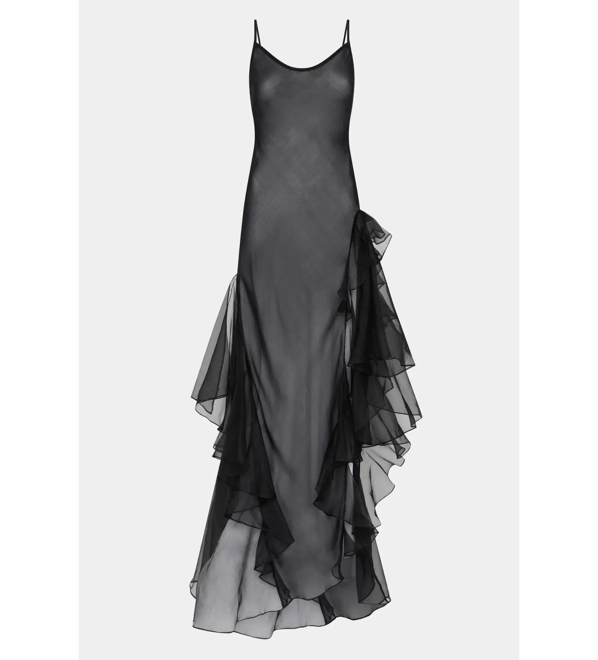 Sir The Label Sage Flounce Gown Black Size 1 / AU 8 - Image 7