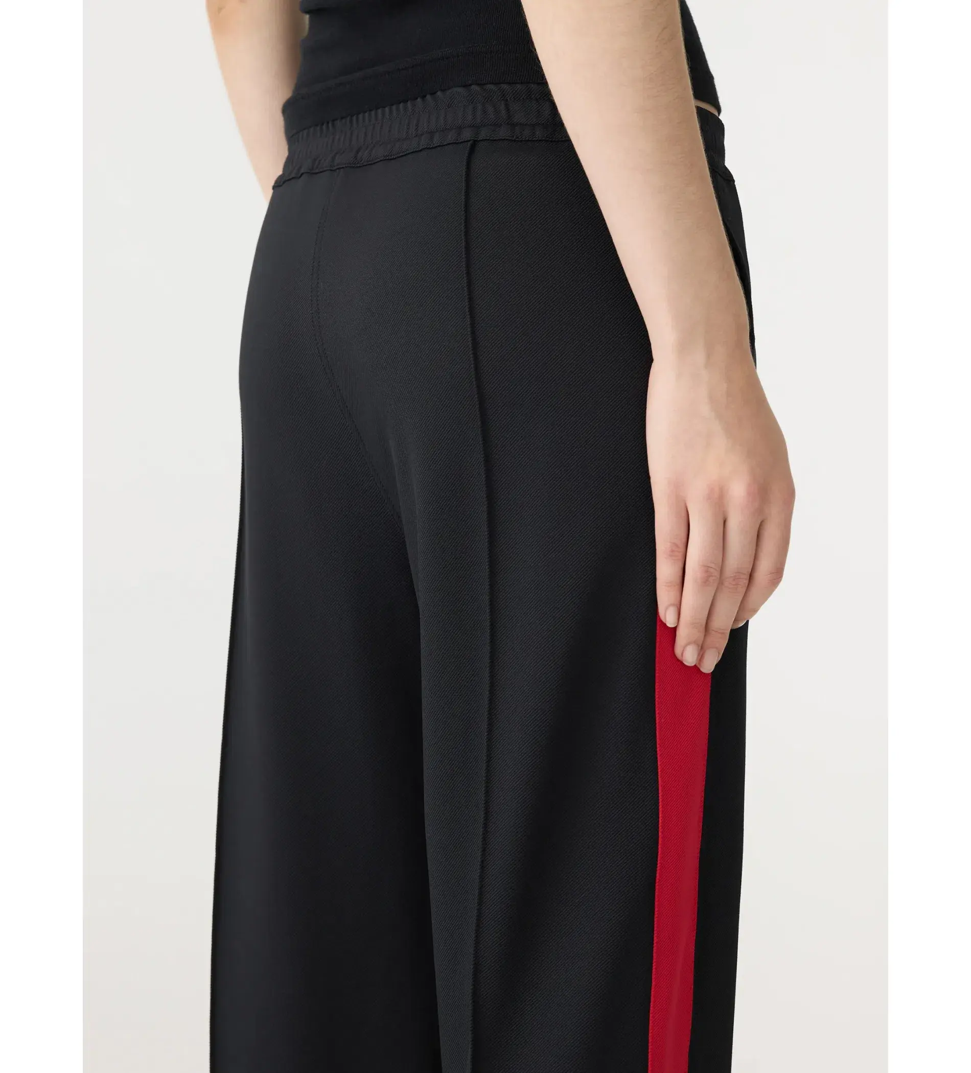 Bassike Twill Stripe Detail Pants Black Size M / AU 10 - Image 5