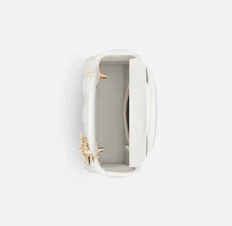 Dior Mini Lady Bag White - Image 3