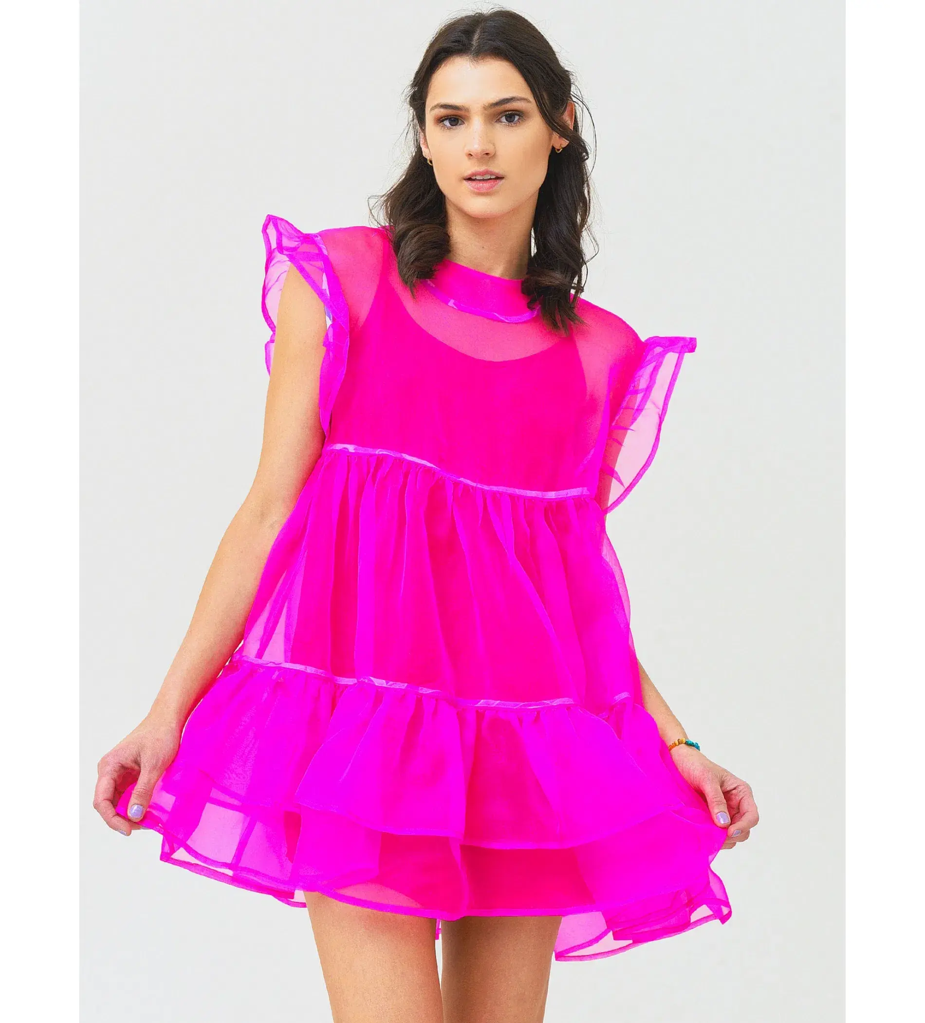 CeliaB Clementina Dress Pink Size M/Au 10  - Image 1