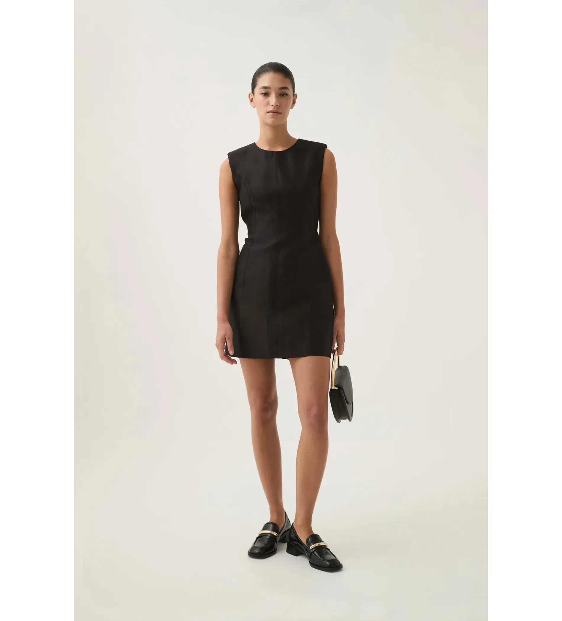 Aje Cove Pendant Mini Dress in Black Size 8 - Image 1