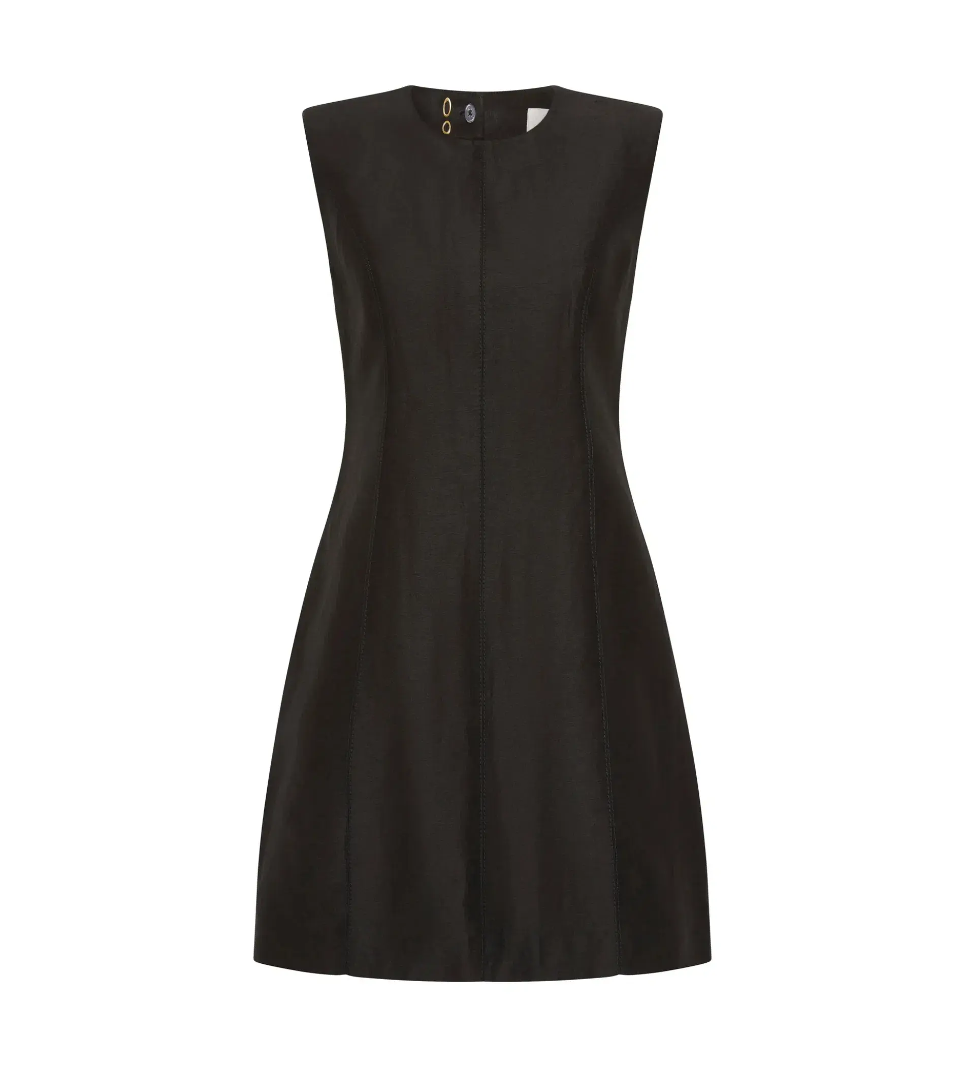Aje Cove Pendant Mini Dress in Black Size 8 - Image 5