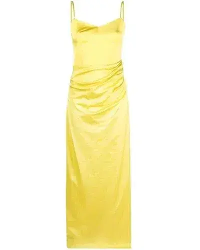 Gauge81 Vona Maxi Dress Yellow Size 10 - Image 3