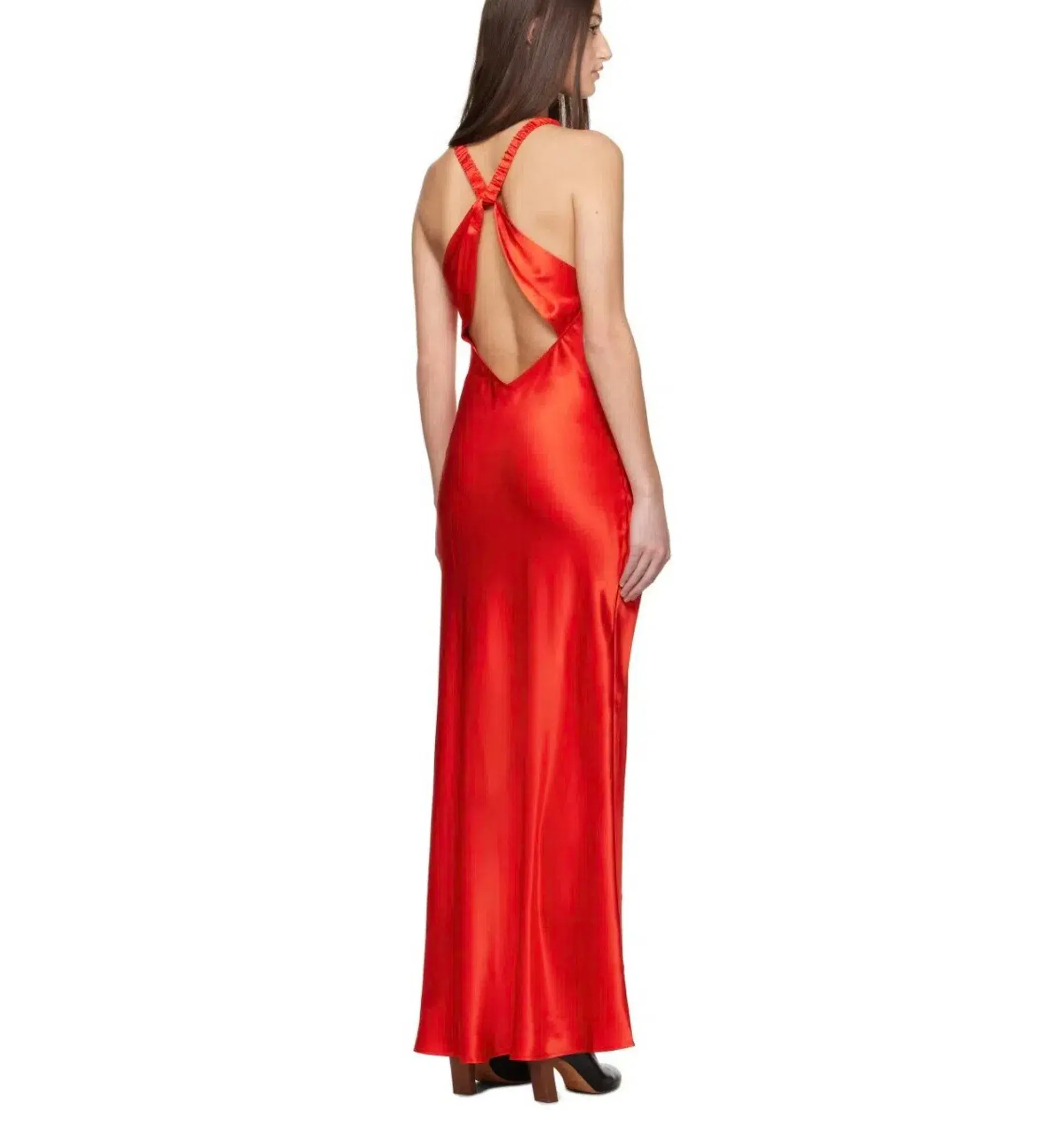 Silk Laundry High Low Maxi Dress Red Size AU 8  - Image 3