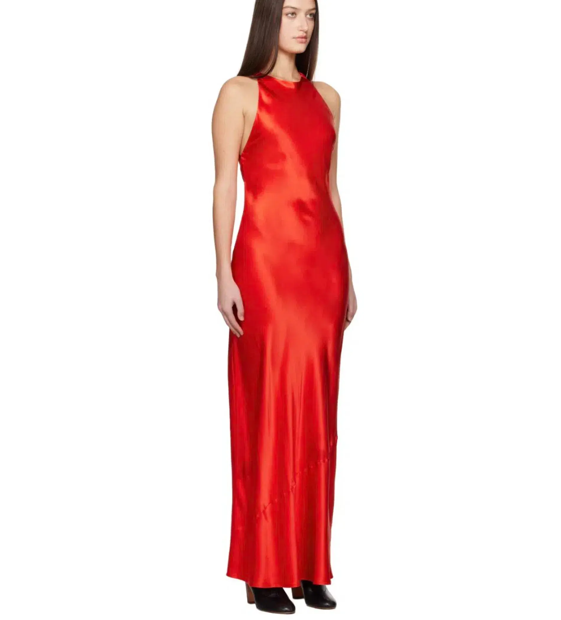 Silk Laundry High Low Maxi Dress Red Size AU 8  - Image 2