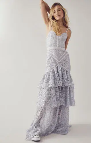 Alice McCall Sandstorm Gown Blue Size 10 - Image 3
