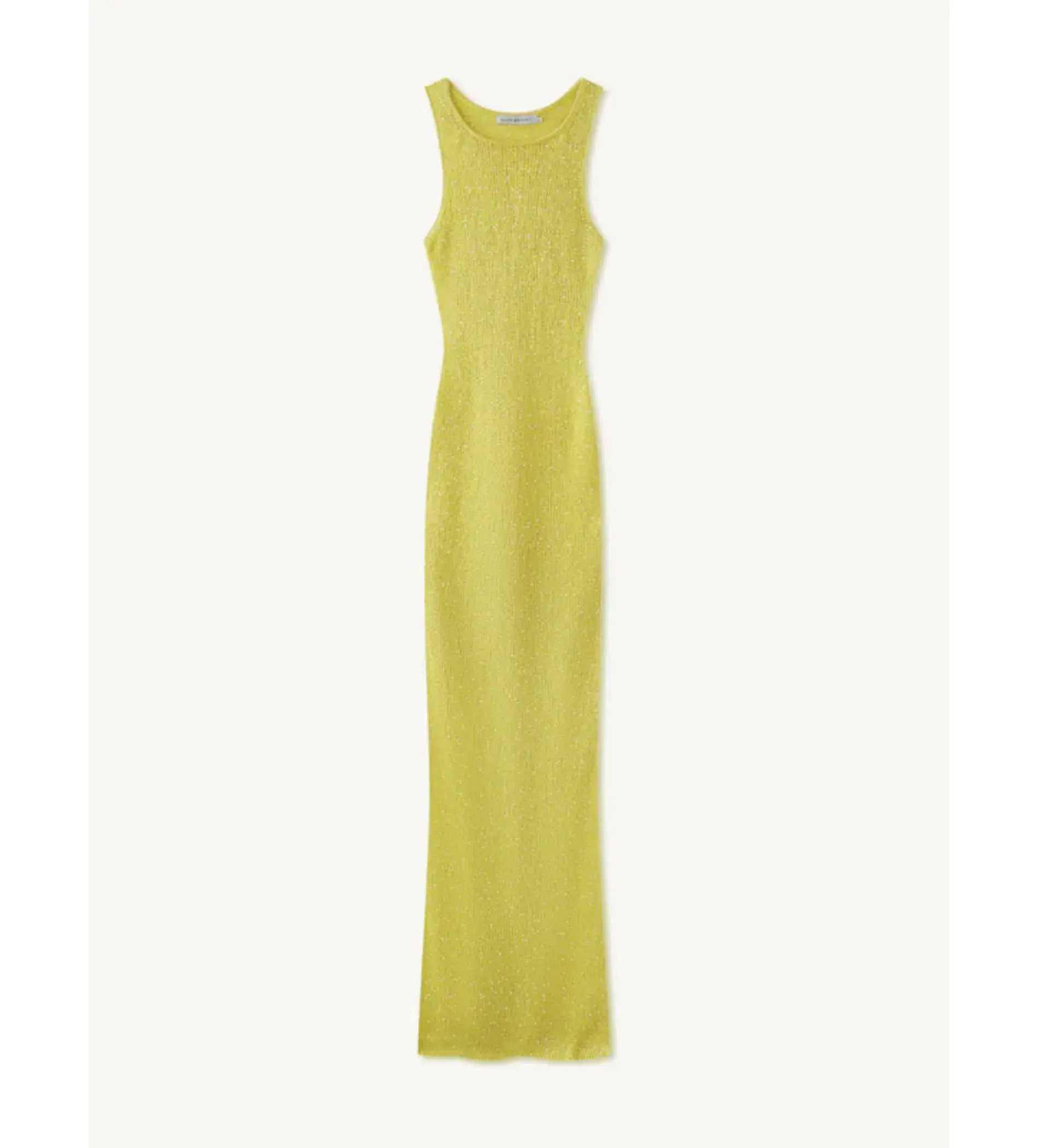 Astra Resort Natalia Dress Chartreuse Sequin Size XS / AU 6 - Image 5
