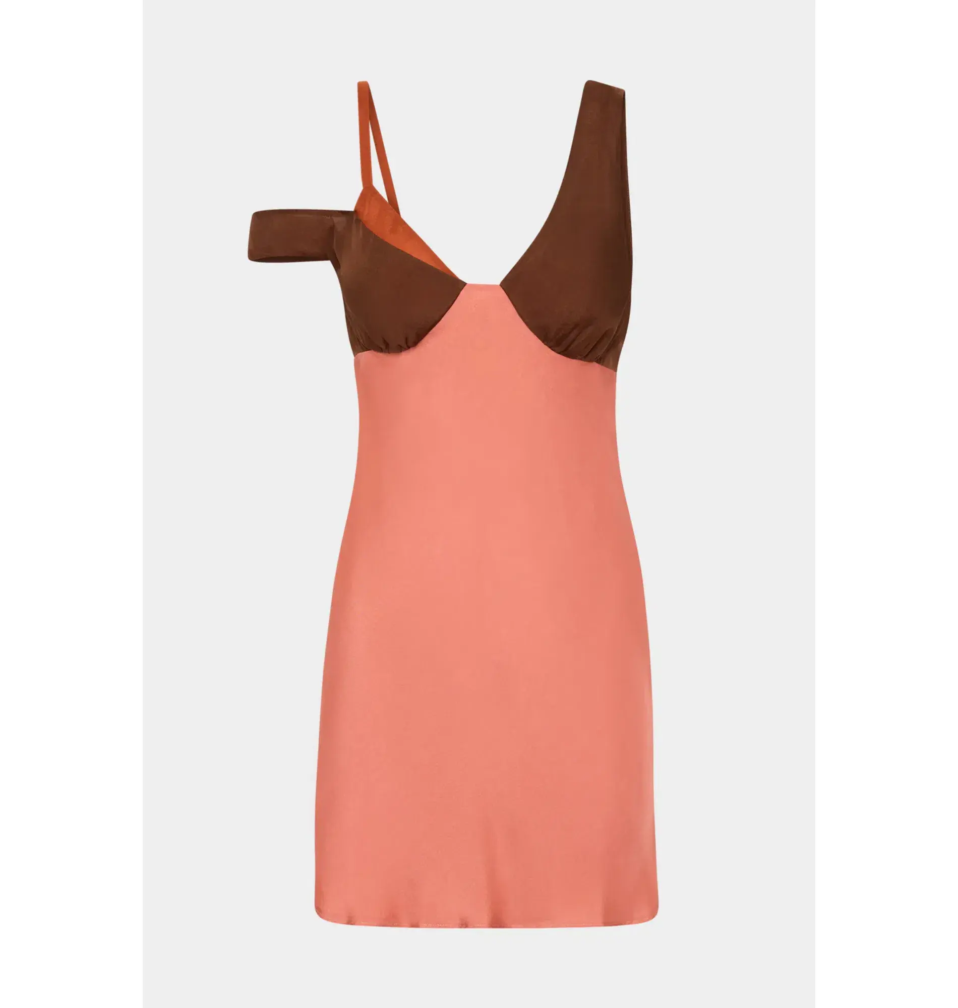 Sir The Label Halcyon Mini Dress in Almond Splice Size AU 8 - Image 3