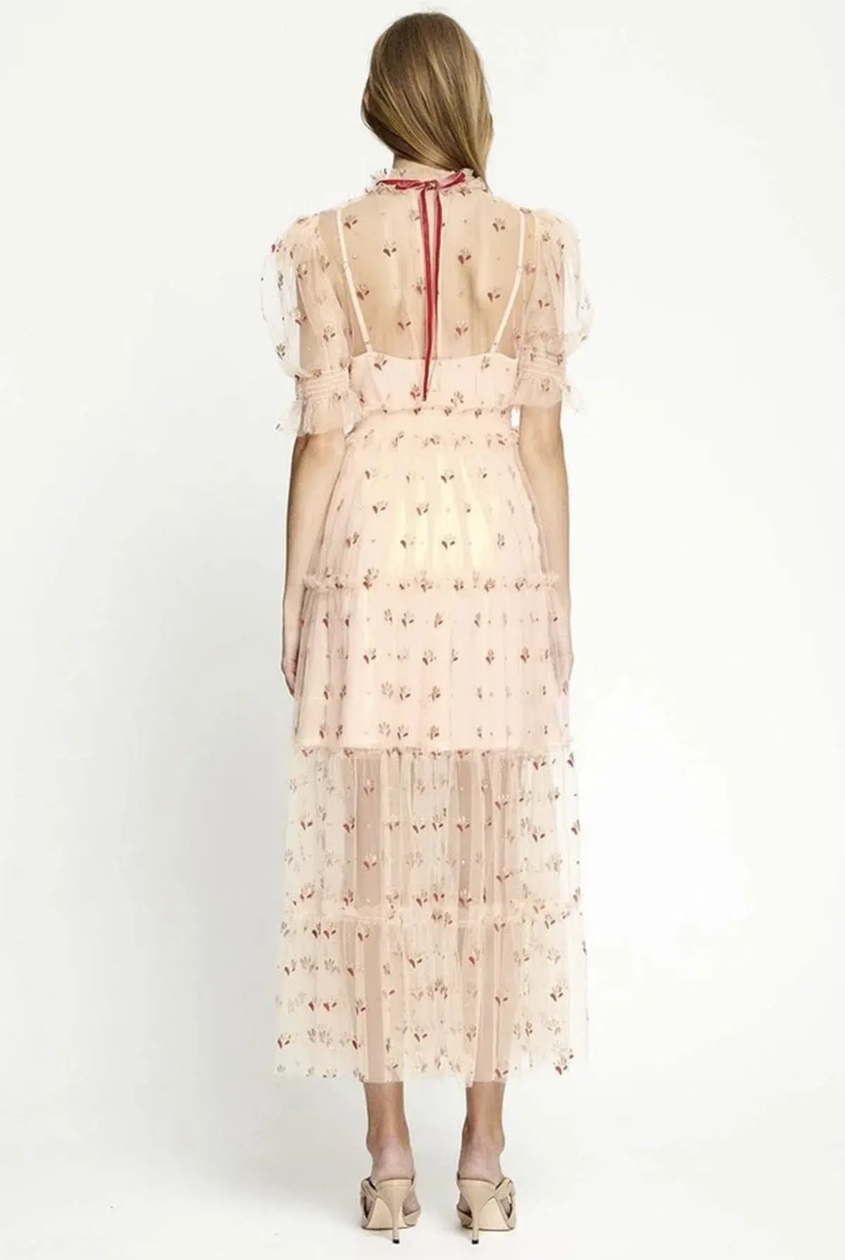 Alice McCall Cowboy Tears Midi Dress Pink Size AU 8  - Image 3